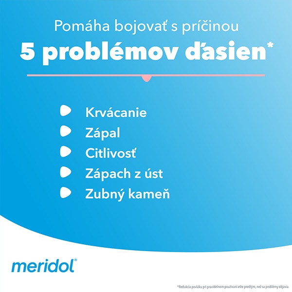 Zubná pasta meridol® Ochrana ďasien + jemné bielenie