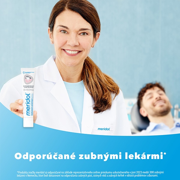 Zubná pasta meridol® Ochrana ďasien + jemné bielenie