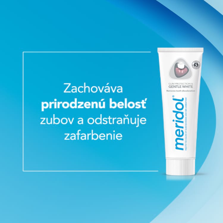 meridol® Gum Protection & Gentle White zubná pasta na ochranu ďasien a jemné bielenie