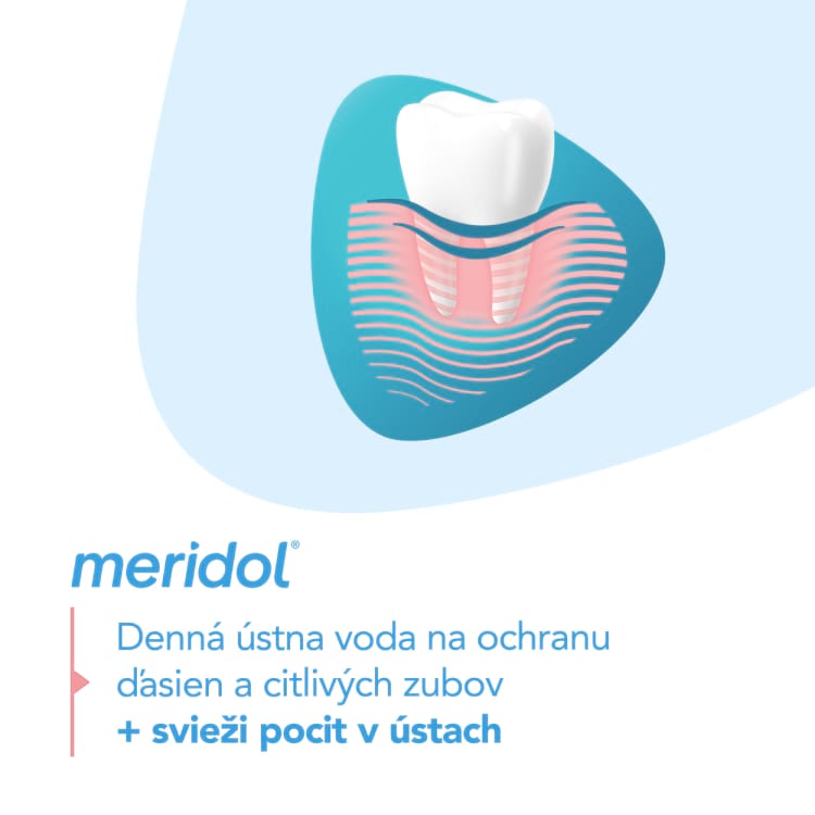 meridol® Gum Protection ústna voda na ochranu ďasien